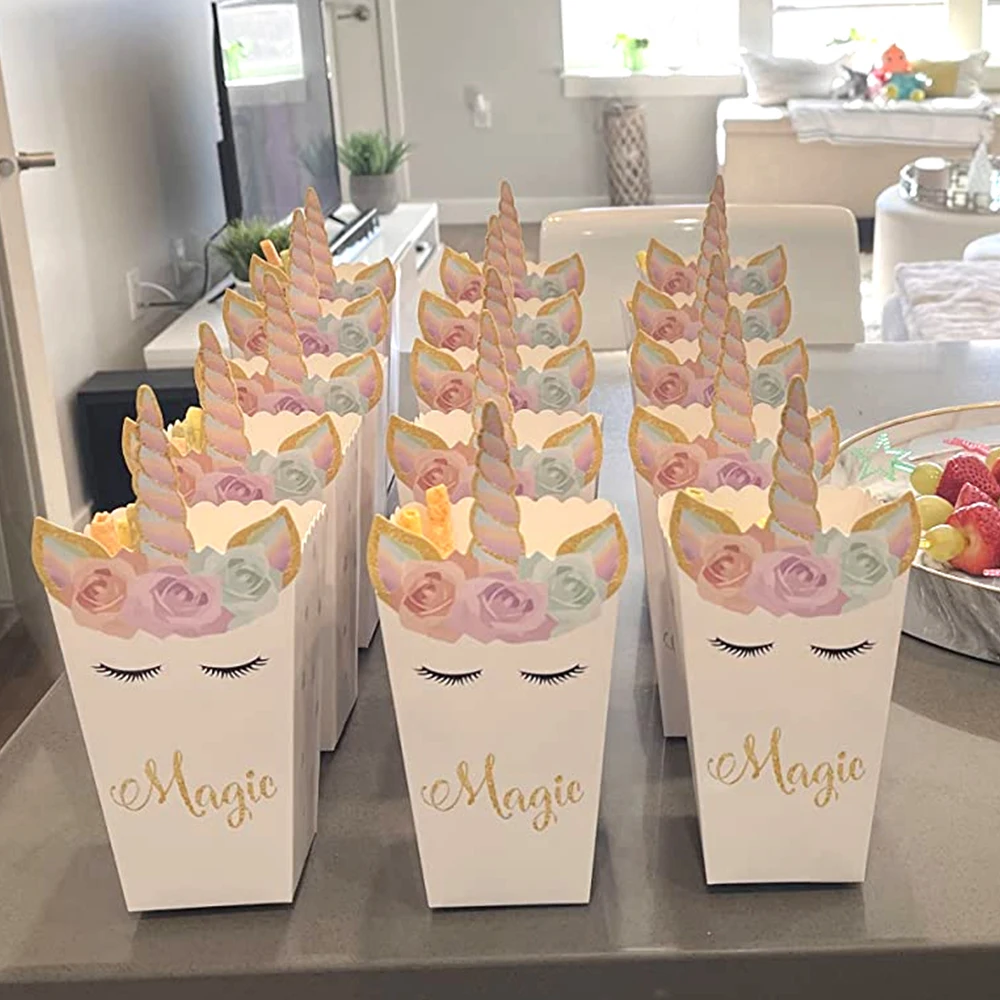 6/12 шт., коробка для попкорна – обзор и цена Food Snacks For Baby Shower